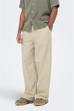 Only & Sons Daves Wide Linen Silver